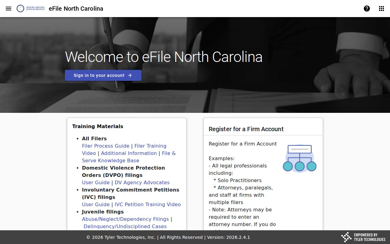 Jones County docket search and eFiling system distinction