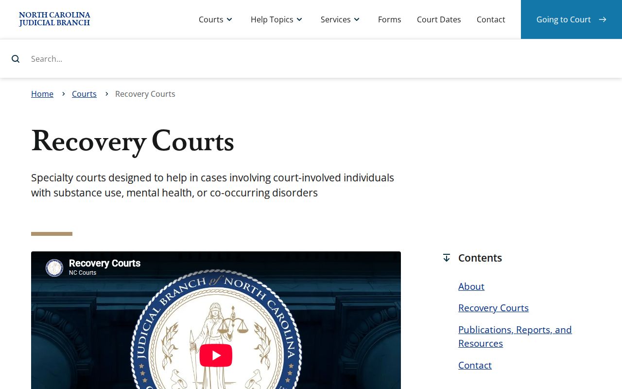 Jones County criminal court dockets recovery courts source