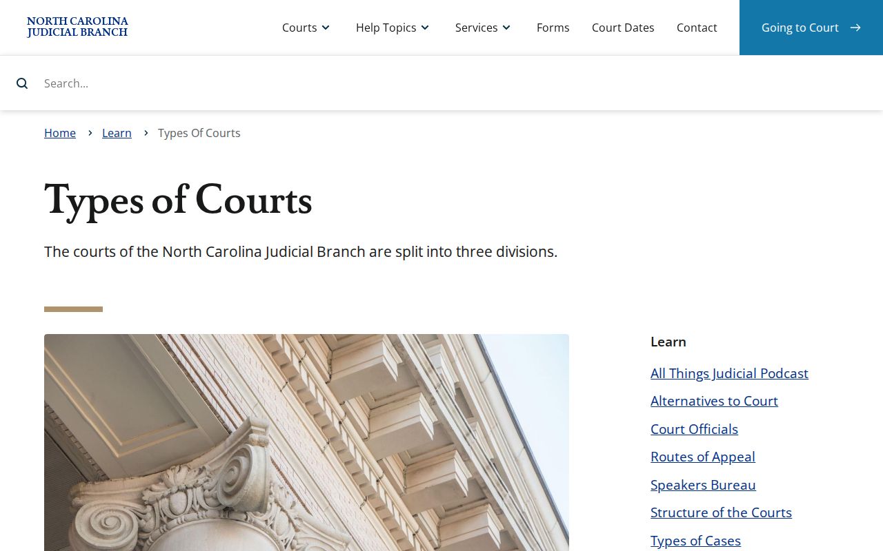 Jones County criminal court dockets court hierarchy visual