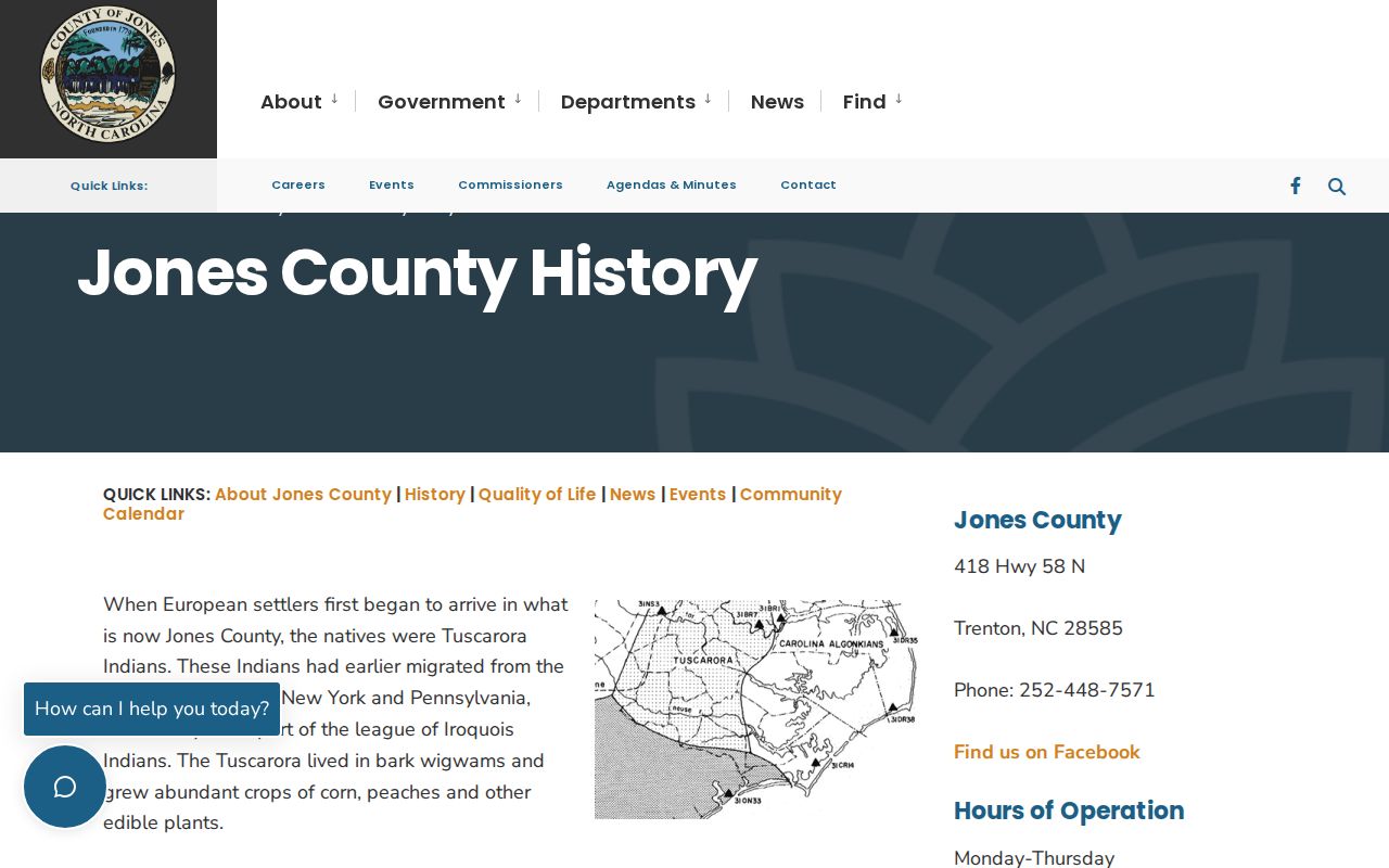 Jones County court docket history and Trenton county-seat context